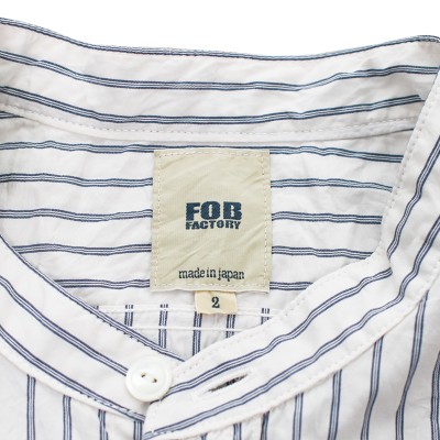 F.O.B F3509 Band Collar Shirt 2