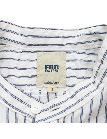F.O.B F3509 Band Collar Shirt