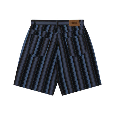 OBEY Stripe Baggy Denim Short 2