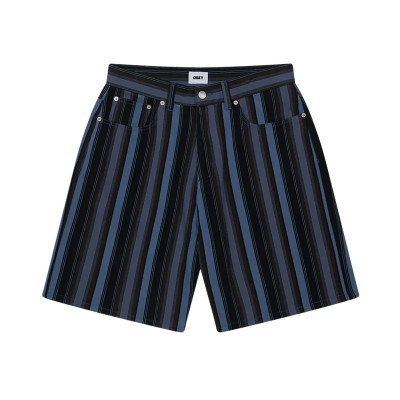 OBEY Stripe Baggy Denim Short