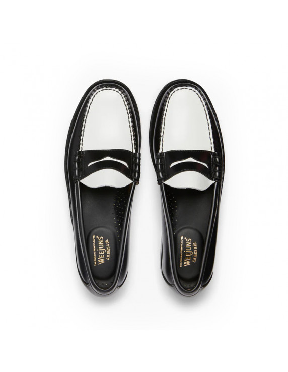 G.H.bass Weejun Penny Black&white w