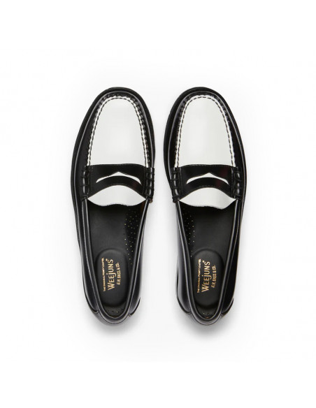 G.H.bass Weejun Penny Black&white w