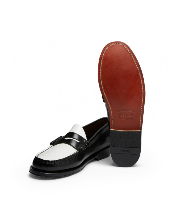 G.H.bass Weejun Penny Black&white w