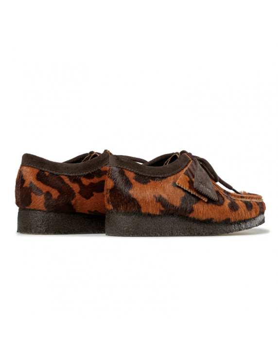 Clarks W Wallabee Cow Print