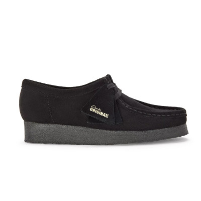 Clarks Wallabee Black Suède