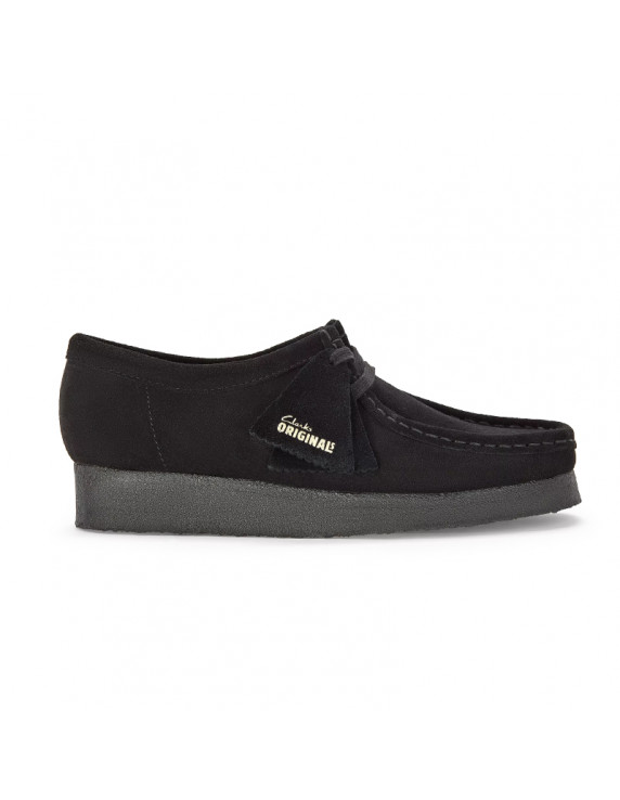 Clarks Wallabee Black Suède