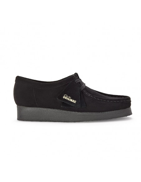 Clarks Wallabee Black Suède