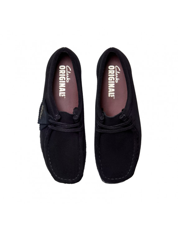 Clarks Wallabee Black Suède