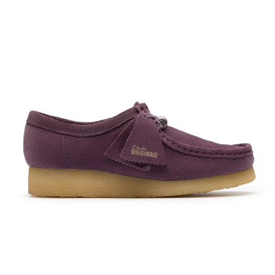 Clarks  W Wallabee Plum
