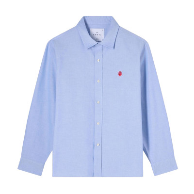 Edwin Big Ox-Shirt LS Blue