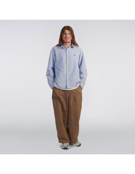 Edwin Big Ox-Shirt LS Blue