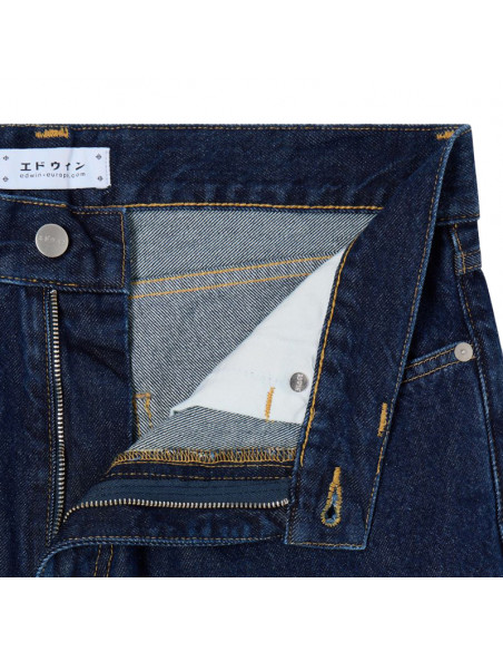 Edwin Cosmos Pant Blue dark marble wash