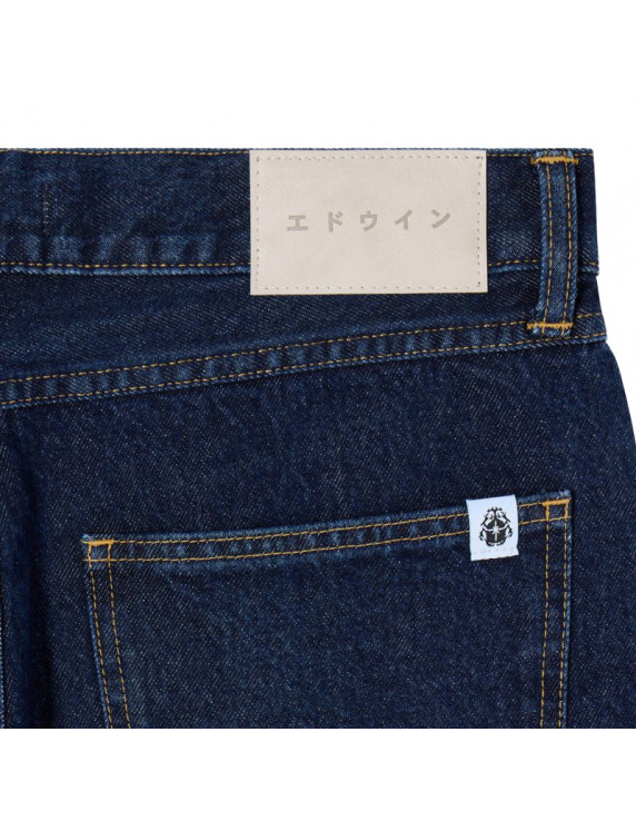 Edwin Cosmos Pant Blue dark marble wash