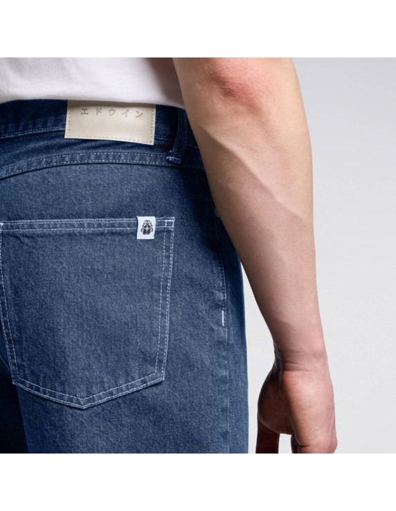 Edwin Cosmos Pant Blue mid marble wash