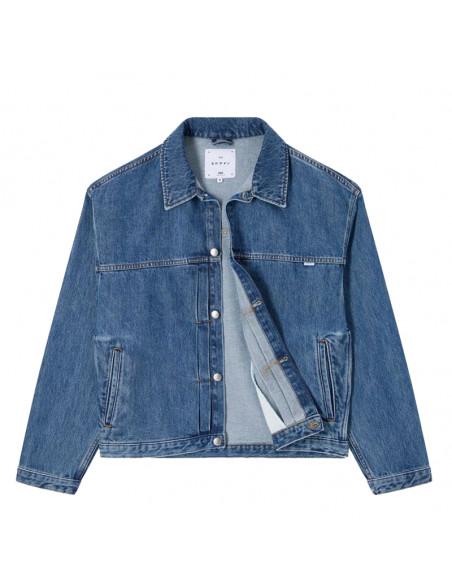 Edwin Freeland Jacket Blue Mid Stone