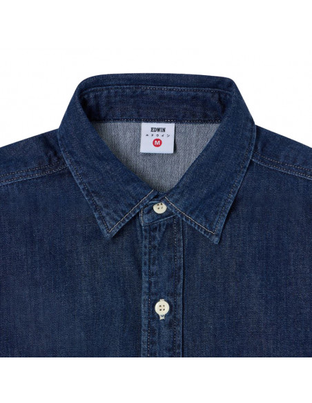 Edwin Work Shirt Blue Dark Wash