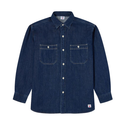 Edwin Work Shirt Blue Dark...