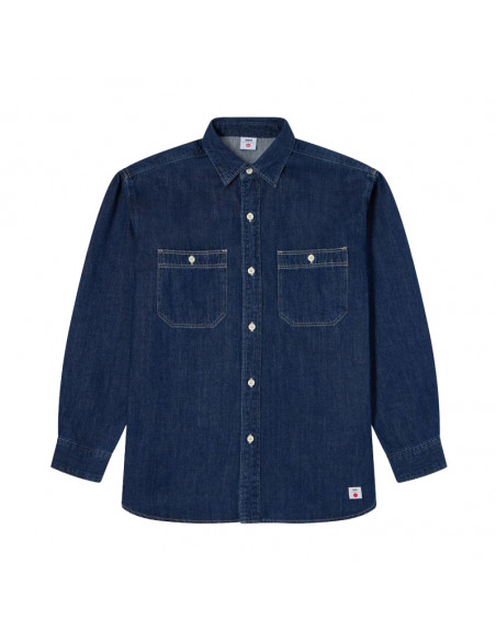 Edwin Work Shirt Blue Dark Wash