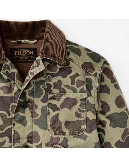 FILSON Canvas Outfitter Jacket Tundra Camo