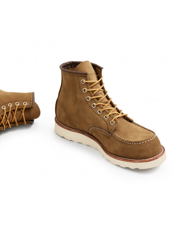 Red Wing Moc Toe 6" Olive Mohave