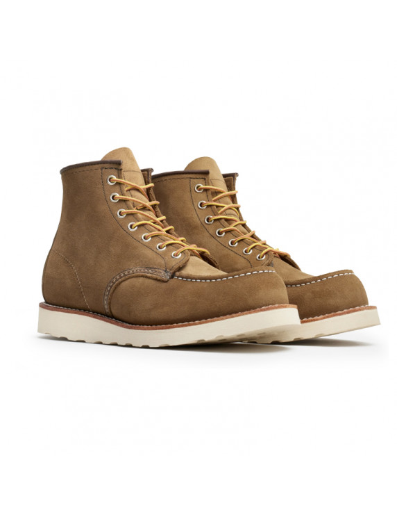 Red Wing Moc Toe 6" Olive Mohave