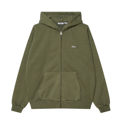 OBEY LowerCase Zip Hood