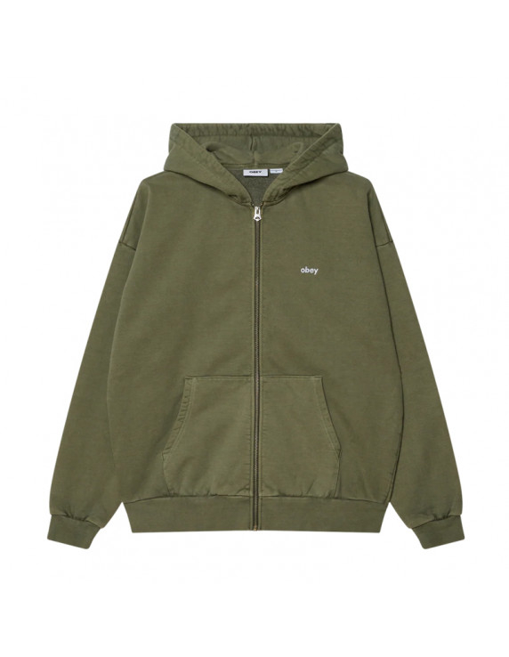 OBEY LowerCase Zip Hood