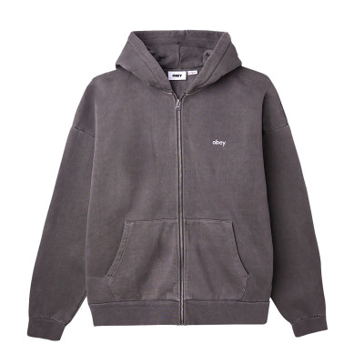 OBEY LowerCase Zip Hood