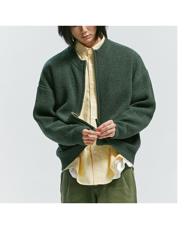 FRIZMWORKS Wool Deck Zipup Cardigan...