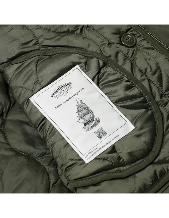 FRIZMWORKS Oscar Fishtail Jacket Olive