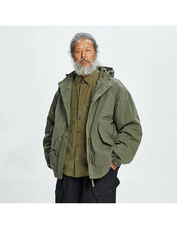 FRIZMWORKS Oscar Fishtail Jacket Olive