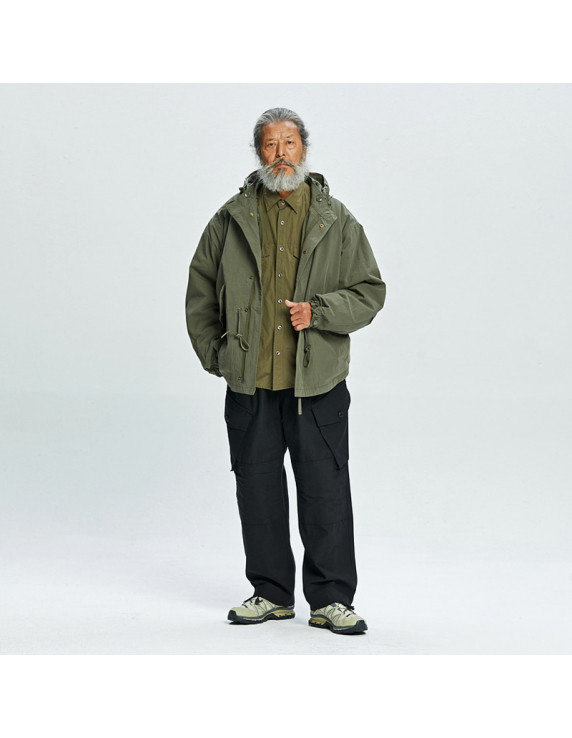 FRIZMWORKS Oscar Fishtail Jacket Olive