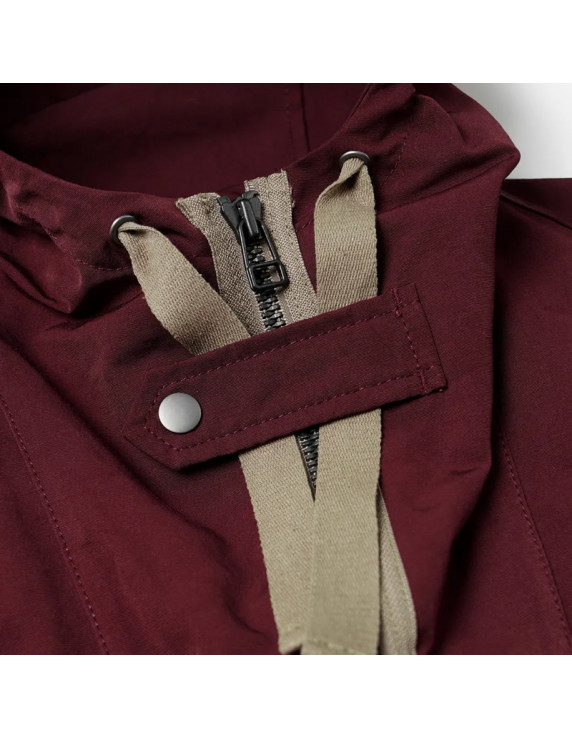 FRIZMWORKS Smoke Hooded Parka Burgundy