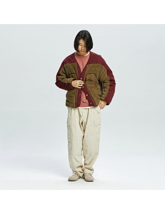 FRIZMWORKS Smoke Hooded Parka Burgundy