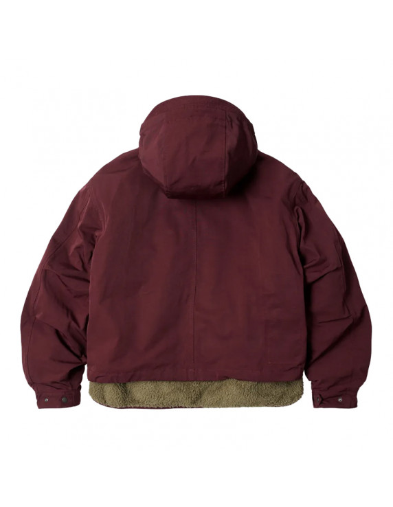 FRIZMWORKS Smoke Hooded Parka Burgundy