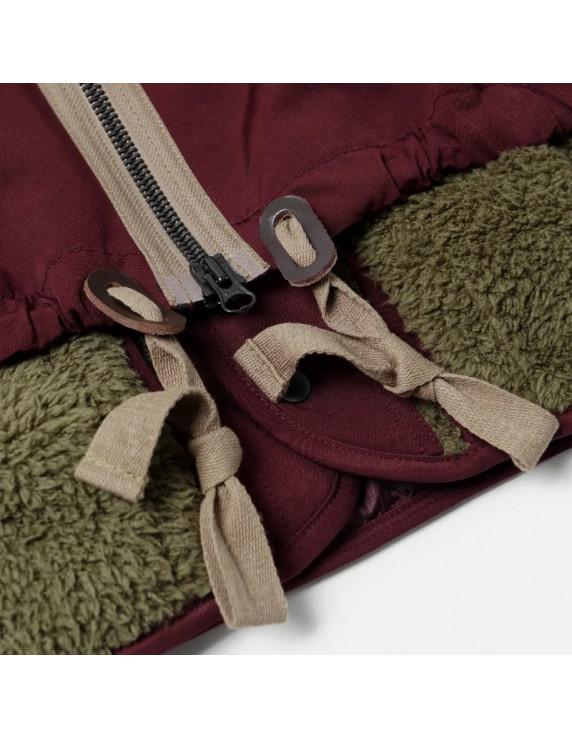 FRIZMWORKS Smoke Hooded Parka Burgundy