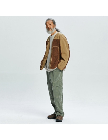 FRIZMWORKS Smoke Hooded Parka Tan