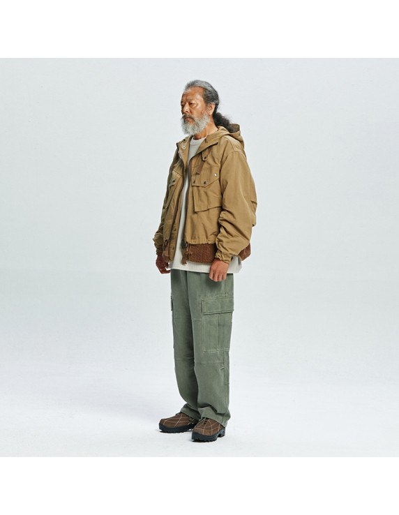 FRIZMWORKS Smoke Hooded Parka Tan