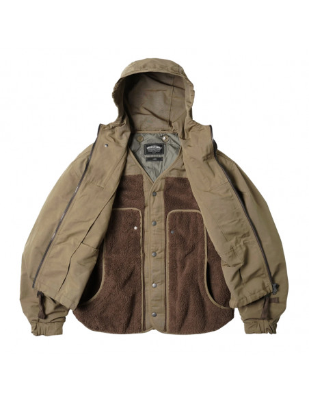 FRIZMWORKS Smoke Hooded Parka Tan