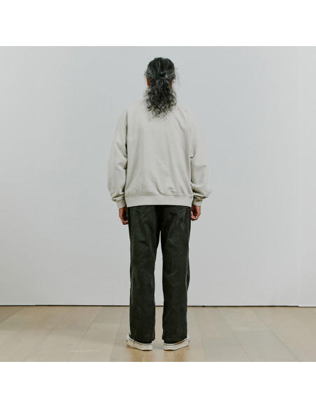 FRIZMWORKS Corduroy Wide One Tuck Pant Olive