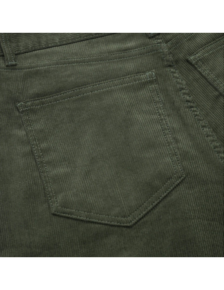 FRIZMWORKS Corduroy Wide One Tuck Pant Olive