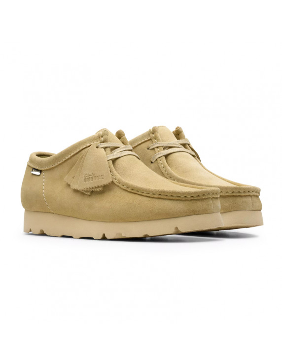 靴 CLARKS WallabeeGTX 7h Maple Suede Clarks W Wallabee Goretex Maple Suede