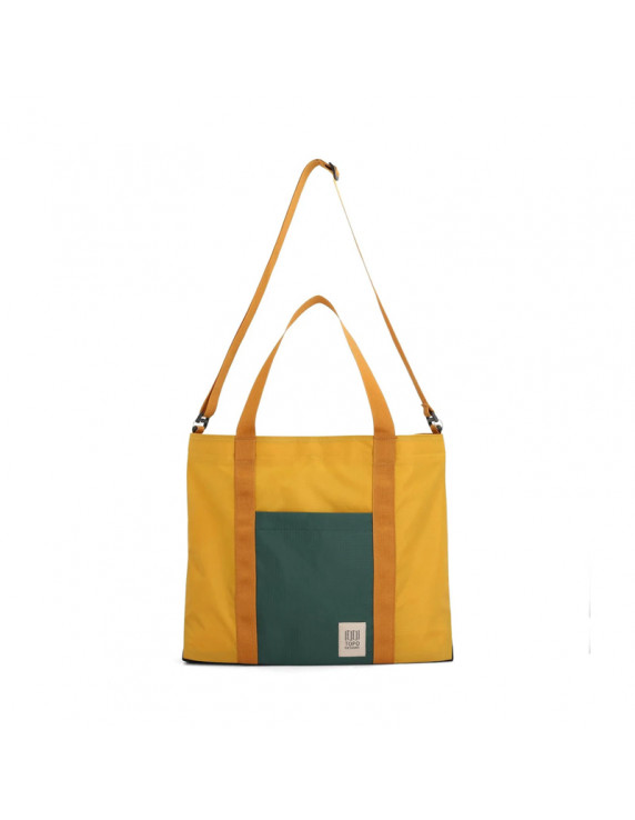 TD Mountain Essentiel Tote - Mustard/ Forest