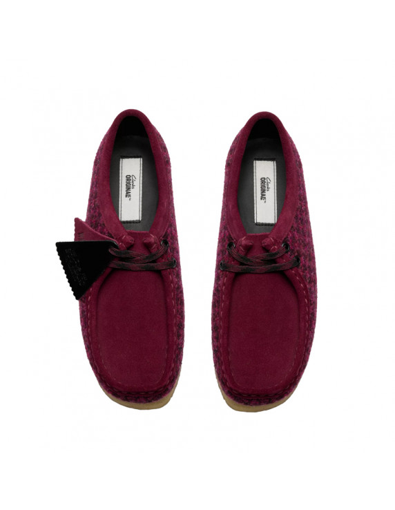 Clarks X Harris Tweed Purple