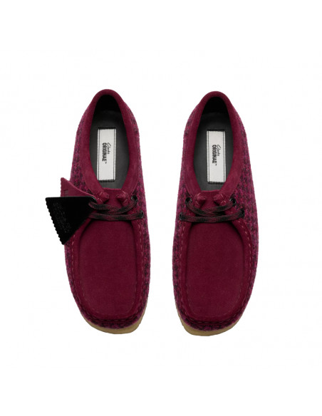 Clarks X Harris Tweed Purple