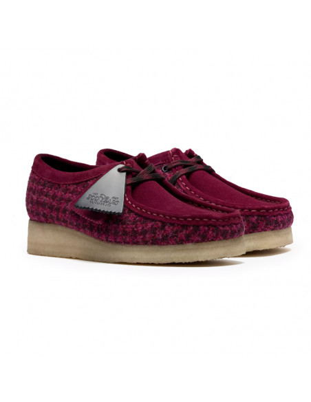 Clarks X Harris Tweed Purple