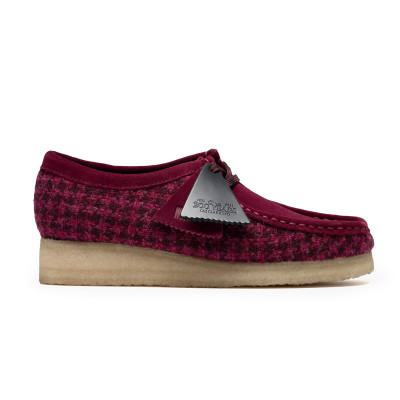Clarks X Harris Tweed Purple