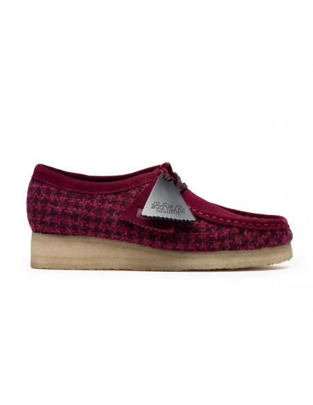 Clarks X Harris Tweed Purple