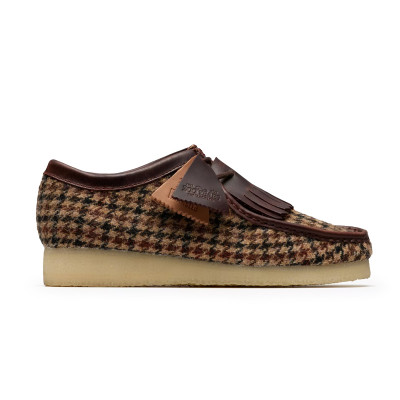 Clarks X Harris Tweed Brown