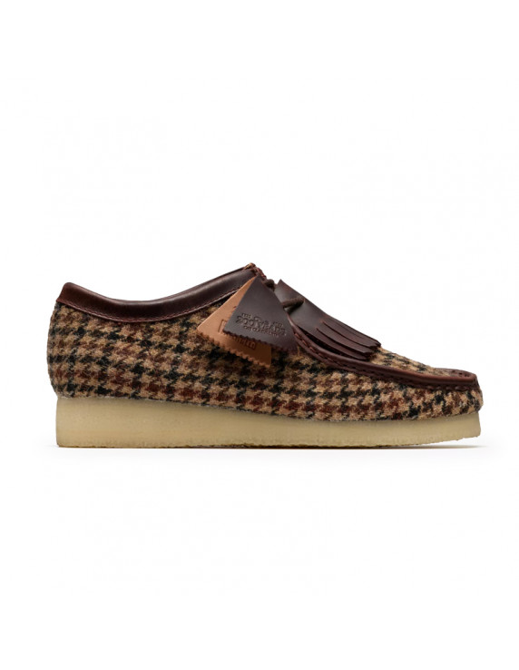 Clarks X Harris Tweed Brown